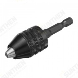 0.3-3.6/0.3-6.5/0.6-8mm Keyless Drill Chuck 1/4 Inch Hex Shank Quick Change Adapter Converter 0.3-3.6/0.3-6.5/0.6-8mm Keyless Drill Chuck 1/4 Inch Hex Shank Quick Change Adapter Converter
