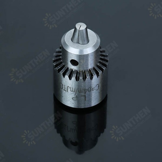 0.3-4mm Drill Chuck with Wrench and 3.1mm Bushing Connecting Shaft