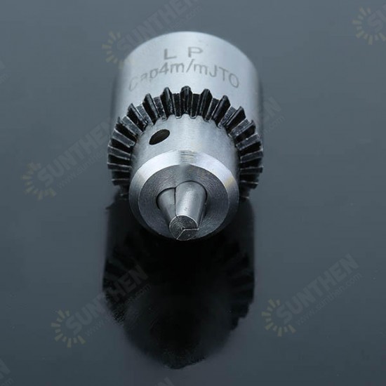 0.3-4mm Drill Chuck with Wrench and 3.1mm Bushing Connecting Shaft