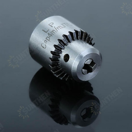 0.3-4mm Drill Chuck with Wrench and 3.1mm Bushing Connecting Shaft