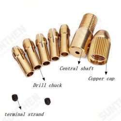 0.5-3mm Small Electric Drill Bit Collet Micro Twist Drill Chuck Set 0.5-3mm Small Electric Drill Bit Collet Micro Twist Drill Chuck Set