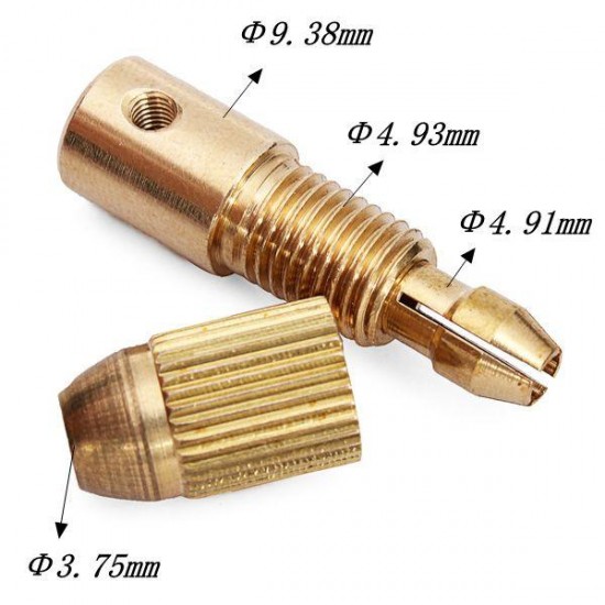 0.5-3mm Small Electric Drill Bit Collet Micro Twist Drill Chuck Set