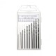 0.6-3.0mm Mini Hand Drill With 10pcs 0.8-3mm Twist Drill Bits Set Wood Bodhi Plastic Drilling Tool