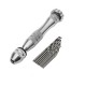 0.6-3.0mm Mini Hand Drill With 10pcs 0.8-3mm Twist Drill Bits Set Wood Bodhi Plastic Drilling Tool