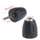 0.8-10mm Keyless Drill Chuck Converter 3/8 Inch 24UNF with 1/4 Inch Hex Shank SDS Adapter