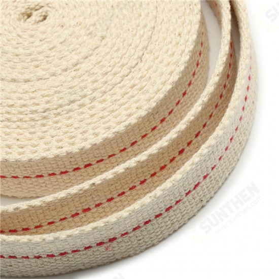 1 Inch Flat 15 Foot Cotton Wick For Oil Lamps and Lanterns 4.5M Length