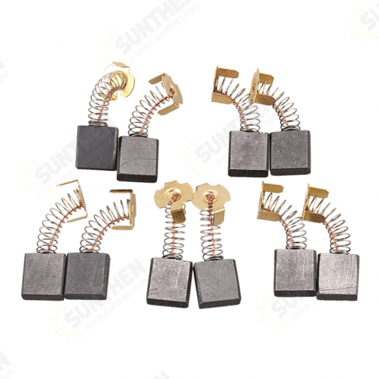 10 Pcs Carbon Brush Motor Accessories Repairing Part for Electric Rotary Motor Power Tool 10 Pcs Carbon Brush Motor Accessories Repairing Part for Electric Rotary Motor Power Tool