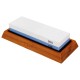 1000/6000 2 Side Grit Sharper Pebble Premium Whetstone Knife Sharpening Stone And NonSlip Bamboo Base Set