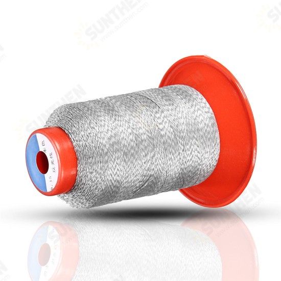 1000m 0.5mm/0.3mm/0.25mm/0.15mm Polyester Reflective Sewing Tools Sewing Thread Line Silver