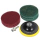 100/125mm Backing Pad With 6pcs Abrasive Finishing Pads Abrasive Tool Set 100/125mm Backing Pad With 6pcs Abrasive Finishing Pads Abrasive Tool Set