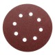 100pcs 125mm 8 Holes Abrasive Sand Discs 60-240 Grit Sanding Papers