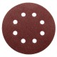 100pcs 125mm 8 Holes Abrasive Sand Discs 60-240 Grit Sanding Papers