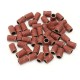 100pcs 1/4 1/2 Inch Sanding Sandpaper Sleeves with 4 Mandrels for Dremel Rotary Tool