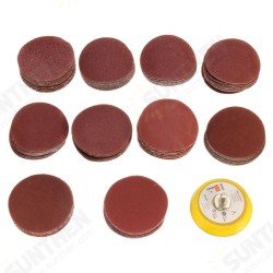 100pcs 2 Inch Sander Paper Sanding pad Polishing pad with M6 Backer Plate 100pcs 2 Inch Sander Paper Sanding pad Polishing pad with M6 Backer Plate