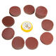100pcs 2 Inch Sander Paper Sanding pad Polishing pad with M6 Backer Plate 100pcs 2 Inch Sander Paper Sanding pad Polishing pad with M6 Backer Plate