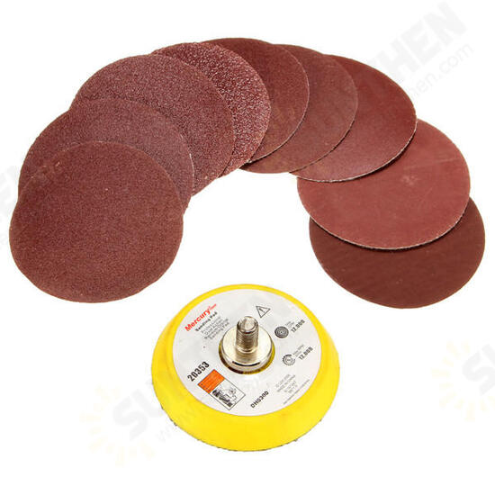 100pcs 2 Inch Sander Paper Sanding pad Polishing pad with M6 Backer Plate