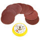 100pcs 2 Inch Sander Paper Sanding pad Polishing pad with M6 Backer Plate 100pcs 2 Inch Sander Paper Sanding pad Polishing pad with M6 Backer Plate