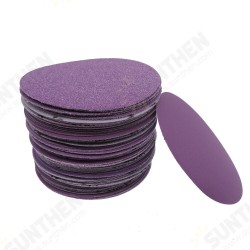 100pcs 4 Inch 100mm 80 Grit Purple Sanding Disc Waterproof Hook Loop Sandpaper for Metal Wood Car Furniture Polishing 100pcs 4 Inch 100mm 80 Grit Purple Sanding Disc Waterproof Hook Loop Sandpaper for Metal Wood Car Furniture Polishing