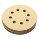 100pcs 5 Inch 60/80/120/150/240 Grit Sanding Discs 125mm 8 Holes Sandpaper Sanding Polishing Pad