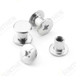 100pcs M5x6 Lash Rivet Lash Nail Desk Calendar Screw With Butt Screw 100pcs M5x6 Lash Rivet Lash Nail Desk Calendar Screw With Butt Screw