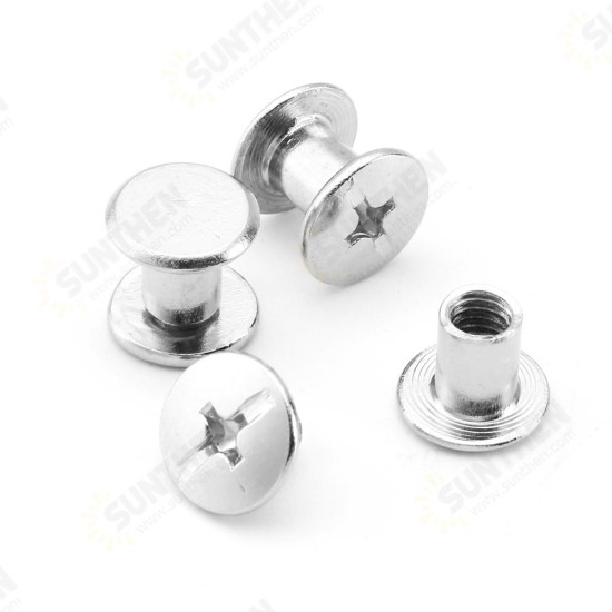 100pcs M5x6 Lash Rivet Lash Nail Desk Calendar Screw With Butt Screw 100pcs M5x6 Lash Rivet Lash Nail Desk Calendar Screw With Butt Screw