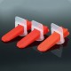 100pcs PVC Tile Leveling Wedge Tile Spacers For Tile Surface-Levelling System