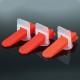 100pcs PVC Tile Leveling Wedge Tile Spacers For Tile Surface-Levelling System 100pcs PVC Tile Leveling Wedge Tile Spacers For Tile Surface-Levelling System