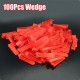 100pcs PVC Tile Leveling Wedge Tile Spacers For Tile Surface-Levelling System 100pcs PVC Tile Leveling Wedge Tile Spacers For Tile Surface-Levelling System