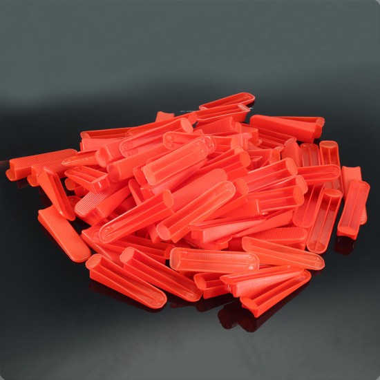 100pcs PVC Tile Leveling Wedge Tile Spacers For Tile Surface-Levelling System