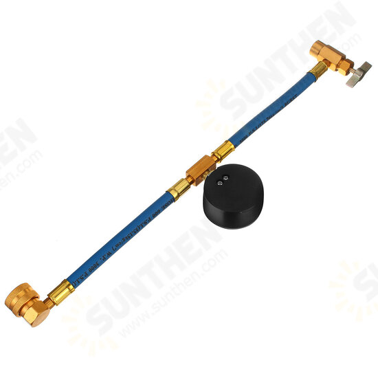 100psi Air Conditioning Recharge Hose with Pressure Gauge AC R134A 1/2 Inch Refrigerant Recharge Measur Hose Gauge 100psi Air Conditioning Recharge Hose with Pressure Gauge AC R134A 1/2 Inch Refrigerant Recharge Measur Hose Gauge