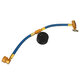 100psi Air Conditioning Recharge Hose with Pressure Gauge AC R134A 1/2 Inch Refrigerant Recharge Measur Hose Gauge 100psi Air Conditioning Recharge Hose with Pressure Gauge AC R134A 1/2 Inch Refrigerant Recharge Measur Hose Gauge