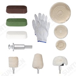 10/11Pcs Polishing Wheel Set Cotton Cloth Buffing Wheel Bit 6.35mm Shank Grinding Rotary Tool Abrasive Tools 10/11Pcs Polishing Wheel Set Cotton Cloth Buffing Wheel Bit 6.35mm Shank Grinding Rotary Tool Abrasive Tools