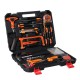 105Pcs Hardware Tools Kit Screwdriver Wrench w/ Storage Box Applied To Home Outdoors Car