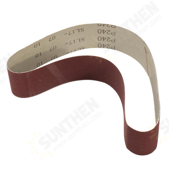 10Pcs 50x686mm Sanding Belts 60 120 150 240 Grit Aluminium Oxide Sanding Belts Abrasive Tool