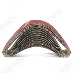 10Pcs 50x686mm Sanding Belts 60 120 150 240 Grit Aluminium Oxide Sanding Belts Abrasive Tool
