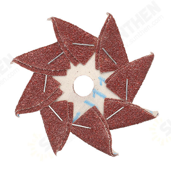 10Pcs 80/120/180/240/320 Grit Octagonal Abrasive Sandpaper Double Layer Sanding Buffing Tool