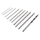 10Pcs Drill Bits Set Micro Hand Drill Mini Portable Small 0.8-3.0mm Carbon Steel Drilling Kit Woodworking Watch Making