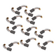 10Pcs Replacement Electric Carbon Brush Motor Carbon Brushes for Power Tool 10Pcs Replacement Electric Carbon Brush Motor Carbon Brushes for Power Tool
