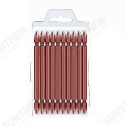10Pcs S2 Alloy Steel Cross Screwdriver Bit High Hardness Electric Strong Screwdriver Bit Set 10Pcs S2 Alloy Steel Cross Screwdriver Bit High Hardness Electric Strong Screwdriver Bit Set