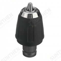 10mm Drill Chuck Adapter 1/2 Inch Electric Wrench Converter Keyless Drill Chuck 10mm Drill Chuck Adapter 1/2 Inch Electric Wrench Converter Keyless Drill Chuck