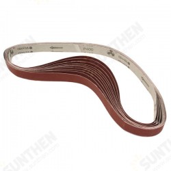 10pcs 106cm x 25mm Alumina Sanding Belts 400 Grit Self Sharpening Oxide Abrasive Strips 10pcs 106cm x 25mm Alumina Sanding Belts 400 Grit Self Sharpening Oxide Abrasive Strips