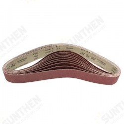 10pcs 106x5cm Alumina Sanding Belts 80 Grit Sandpaper Self Sharpening Oxide Abrasive Strips 10pcs 106x5cm Alumina Sanding Belts 80 Grit Sandpaper Self Sharpening Oxide Abrasive Strips