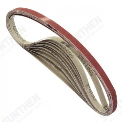 10pcs 10x600mm Sanding Belts 60-600 Grit Abrasive Tools 10pcs 10x600mm Sanding Belts 60-600 Grit Abrasive Tools