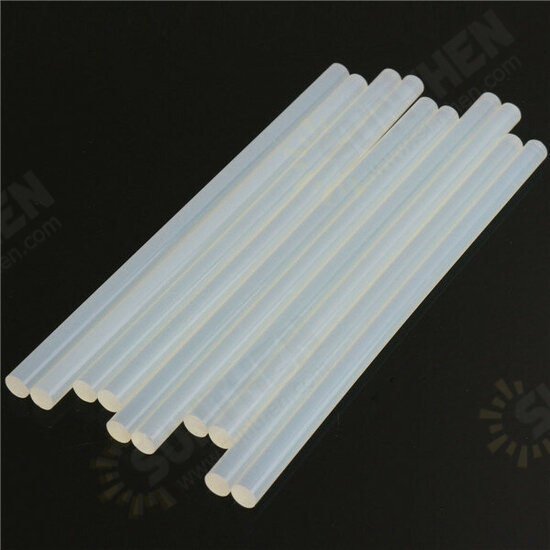 10pcs 11mm x 247mm EVA Clear Hot Melt Glue Adhesive Sticks For Glue Gun 10pcs 11mm x 247mm EVA Clear Hot Melt Glue Adhesive Sticks For Glue Gun