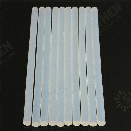 10pcs 11mm x 247mm EVA Clear Hot Melt Glue Adhesive Sticks For Glue Gun