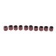 10pcs 1/2 Inch Sanding Drum 60 Grit Sleeves Polishing Bands with 3mm Shank Sanding Drum Mandrel