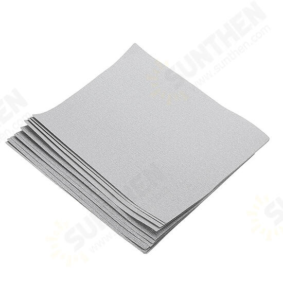 10pcs 120-1000 Grit Dry Sandpaper 120/240/360/600/1000# Polishing Sanding Paper Sheets