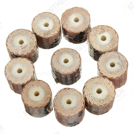 10pcs 12mm Sandpaper Grinding Wheel 80-600 Grit for Rotary Tools