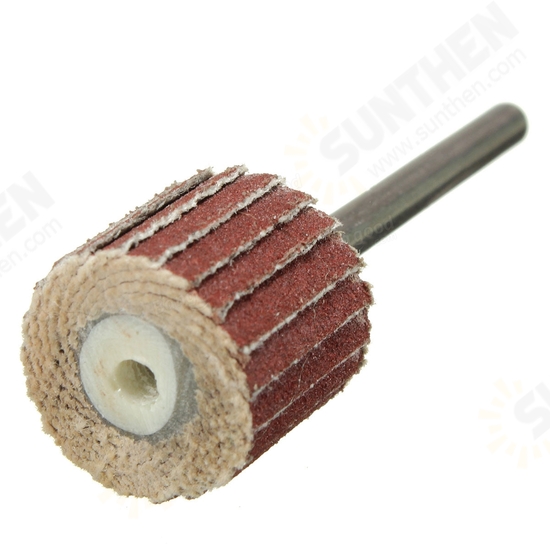 10pcs 12mm Sandpaper Grinding Wheel 80-600 Grit for Rotary Tools