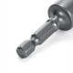 10pcs 1/4 Inch 6-19mm Magnetic Nut Driver Socket Set Metric Impact Drill Bits